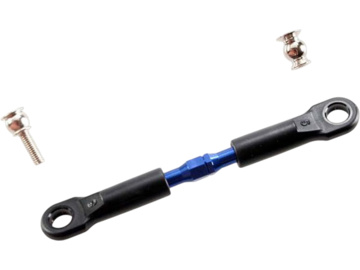 Traxxas Turnbuckle, aluminum (blue-anodized), 39mm/ hollow balls (2) / TRA3737A