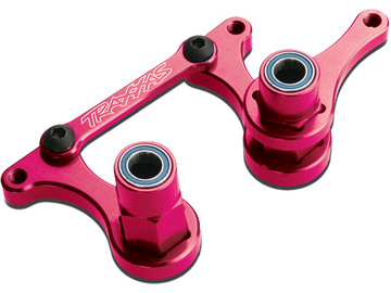 Traxxas Steering bellcranks, drag link (pink-anodized T6 aluminum) Traxxas Steering bellcranks, drag link (pink-anodized T6 aluminum) / TRA3743P