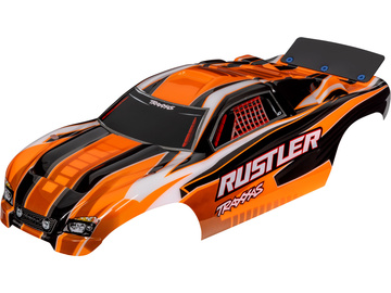 Traxxas Body, Rustler, orange (painted, decals applied) Traxxas Body, Rustler, orange (painted, decals applied) / TRA3750T