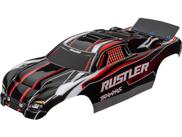 Traxxas karosérie Rustler červeno-černá Traxxas karosérie Rustler červeno-černá / TRA3750