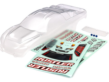 Traxxas karosérie Rustler bezsponková čirá / TRA3753