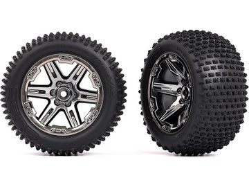 Traxxas kolo 2.8", disk RXT černě chromovaný, pneu Alias (2) (2WD zadní) Traxxas kolo 2.8", disk RXT černě chromovaný, pneu Alias (2) (2WD zadní) / TRA3772R