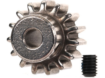 Traxxas Gear, 15-T pinion (32-pitch) (fits 3mm shaft)/ set screw Traxxas Gear, 15-T pinion (32-pitch) (fits 3mm shaft)/ set screw / TRA3917