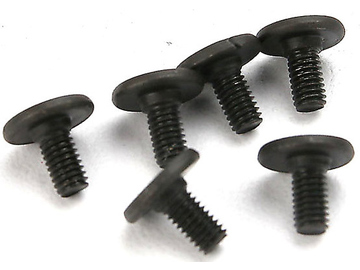 Traxxas Screws, M3x6mm flat-head machine (hex drive) (6) Traxxas Screws, M3x6mm flat-head machine (hex drive) (6) / TRA3932