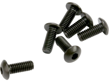 Traxxas Screws, M4x10mm button-head machine (hex drive) (6) Traxxas Screws, M4x10mm button-head machine (hex drive) (6) / TRA3936