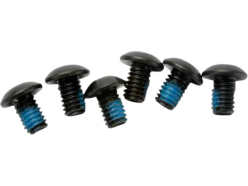 Traxxas Screws, M4x6mm button-head machine (hex drive) (with threadlock) (6) / TRA3939