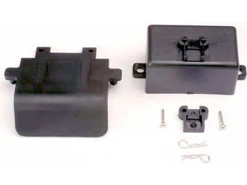 Traxxas Bumper (rear)/ battery box/ body clips (2), EZ-Start mount, 3x10CST (2) Traxxas Bumper (rear)/ battery box/ body clips (2), EZ-Start mount, 3x10CST (2) / TRA4132