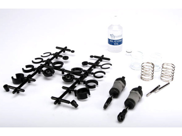 Traxxas Ultra Shocks (grey) (short) (complete) (2) / TRA4260A