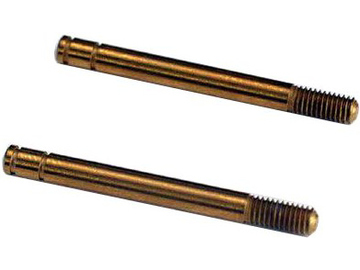 Traxxas Shock shafts, hardened steel, TiN coated (32mm) (2) / TRA4262T