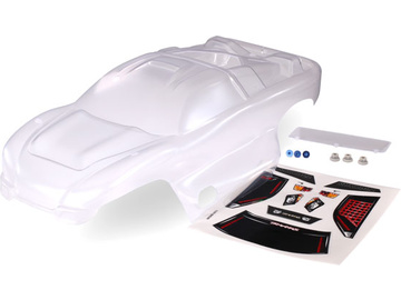 Traxxas karosérie čirá, samolepky: Nitro Rustler Traxxas karosérie čirá, samolepky: Nitro Rustler / TRA4412