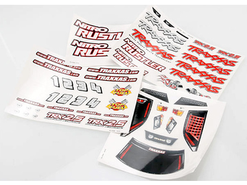 Traxxas samolepky: Nitro Rustler Traxxas samolepky: Nitro Rustler / TRA4413X