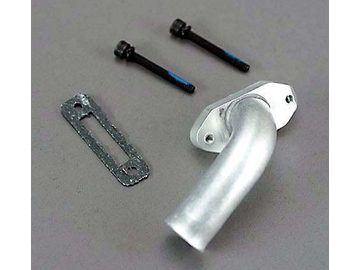 Traxxas Exhaust header w/ gasket & screws / TRA4550