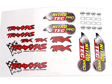 Traxxas samolepky: Nitro 4-Tec Pro Traxxas samolepky: Nitro 4-Tec Pro / TRA4814