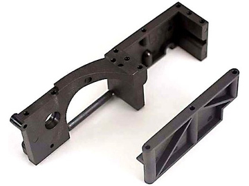 Traxxas Stiffeners, chassis (l&r) (black) / TRA4825