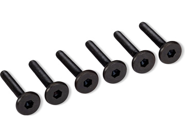 Traxxas Screws, M3x20mm flat-head machine (hex drive) (6) Traxxas Screws, M3x20mm flat-head machine (hex drive) (6) / TRA4830
