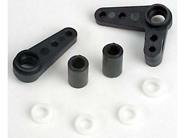 Traxxas Bellcranks (l&r)/ bellcrank post spacers (2) / TRA4843