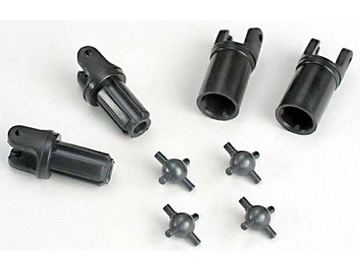 Traxxas Driveshafts, telescopic (2)/ metal U-joints (4) / TRA4851
