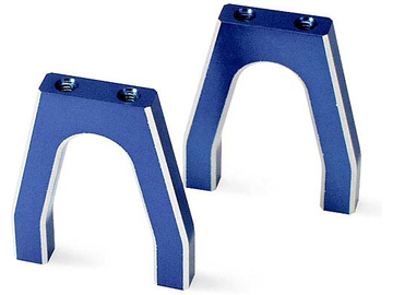 Traxxas Servo mounts, throttle/ brake (machined aluminum) (blue) (f&r) Traxxas Servo mounts, throttle/ brake (machined aluminum) (blue) (f&r) / TRA4919X