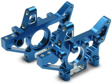 Traxxas Bulkheads, front (machined 6061-T6 aluminum) (blue) (l&r) (requires 4939X) / TRA4930X