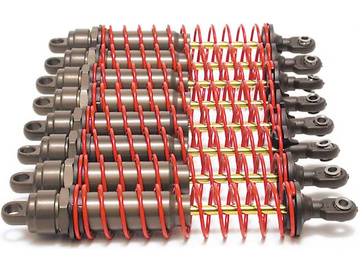 Traxxas Big Bore shocks (xx-long) (Aluminium/PTFE/TiN), red springs (8) Traxxas Big Bore shocks (xx-long) (Aluminium/PTFE/TiN), red springs (8) / TRA4962
