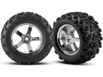 Traxxas kolo 3.8", disk Hurricane stříbrný, pneu Maxx (2) Traxxas kolo 3.8", disk Hurricane stříbrný, pneu Maxx (2) / TRA4973R