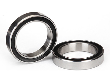 Traxxas Ball bearings, black rubber sealed (15x21x4mm) (2) / TRA5102A