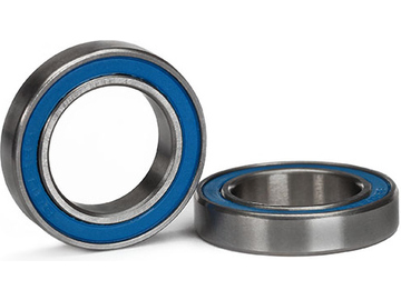 Traxxas Ball bearings, blue rubber sealed (15x24x5mm) (2) / TRA5106