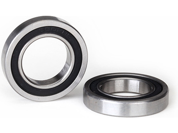 Traxxas Ball bearings, black rubber sealed (15x26x5mm) (2) / TRA5108A
