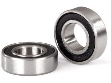 Traxxas Ball bearings, black rubber sealed (8x16x5mm) (2) / TRA5118A