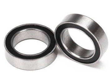 Traxxas Ball bearings, black rubber sealed (10x15x4mm) (2) / TRA5119A