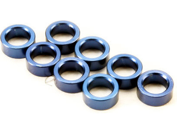Traxxas distanční kroužek hliník modrý (8) / TRA5133A