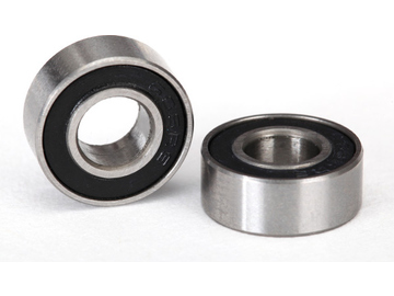 Traxxas Ball bearings, black rubber sealed (6x13x5mm) (2) / TRA5180A