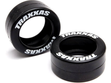 Traxxas Tires, rubber (2) (fits Traxxas wheelie bar wheels) / TRA5185
