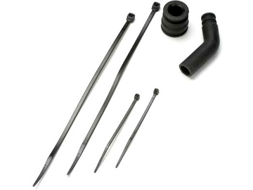 Traxxas silikonová spojka, deflektor výfuku černý Traxxas silikonová spojka, deflektor výfuku černý / TRA5245X