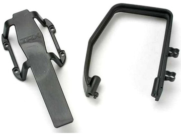 Traxxas Roll hoop, plastic/ transmission skid guard, plastic / TRA5316