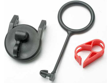 Traxxas Pull ring, fuel tank cap (1)/ engine shut-off clamp (1) / TRA5367