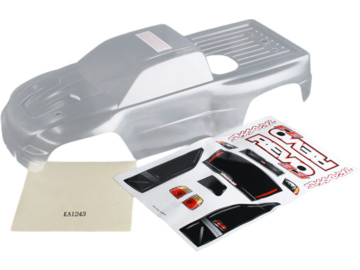 Traxxas karosérie čirá, samolepky: Revo 3.3 / TRA5387