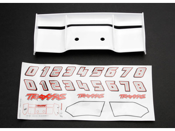 Traxxas Wing, Revo (white)/ decal sheet Traxxas Wing, Revo (white)/ decal sheet / TRA5412