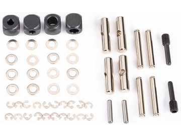 Traxxas U-joints, driveshaft (metal parts for 2 driveshafts) / TRA5452X