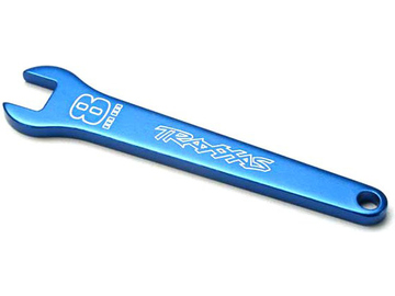 Traxxas Flat wrench, 8mm (blue-anodized aluminum) / TRA5478