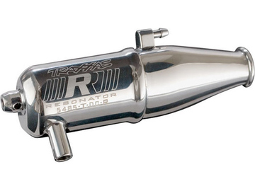 Traxxas Tuned pipe, Resonator, R.O.A.R. legal (dual-chamber, enhances mid to high-rpm power) / TRA5485