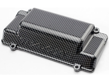 Traxxas Battery Box Cover, bumper (rear), Exo-Carbon finish (Jato) Traxxas Battery Box Cover, bumper (rear), Exo-Carbon finish (Jato) / TRA5515G