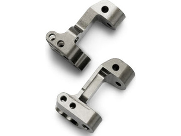 Traxxas Caster blocks, 30-degree, titanium-anodized 6061-T6 aluminum (L&R) / TRA5532X