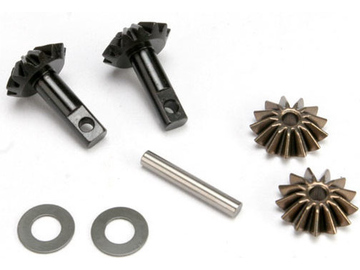 Traxxas Gear set, differential (output gears (2)/ spider gears (2)/ spider gear shaft) Traxxas Gear set, differential (output gears (2)/ spider gears (2)/ spider gear shaft) / TRA5582