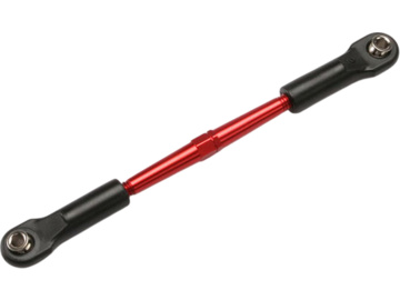 Traxxas Turnbuckle, aluminum (red-anodized), front toe link, 61mm (1) / TRA5595