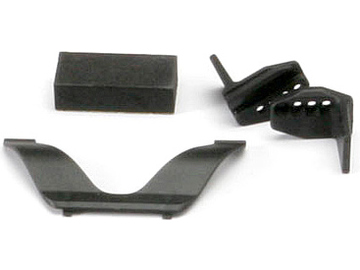 Traxxas Retainer clip, battery (1)/ front clip (1) /rear clip (1)/ foam spacer (1) / TRA5629