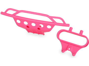 Traxxas Bumper, front/ bumper mount, front (pink) / TRA5835P