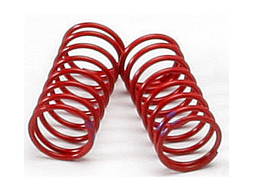 Traxxas Spring, shock (red) (GTR) (2.3 rate double purple stripe) (1 pair) / TRA5942