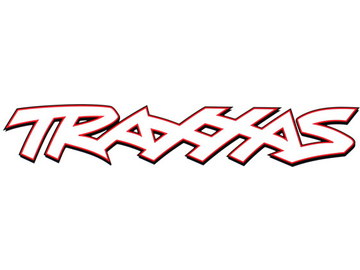 Traxxas Vinyl sticker, white (27x7cm) / TRA61662