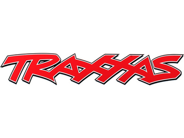 Traxxas Vinyl sticker, red (27x7cm) / TRA61672